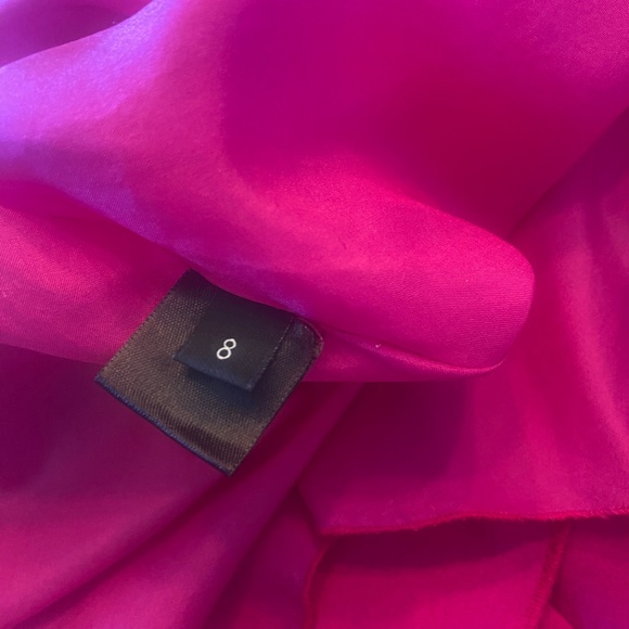 AUTHENTIC BIBHU MOHAPATRA BEAUTIFUL PINK SILK GOWN RUNWAY RED CARPET - Picture 4 of 6